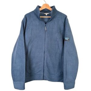 Orvis Men's Blue Fleece Full Zip Jacket Classic Collection Size‎ M Gorpcore cozy